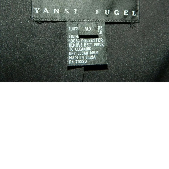 Yansi Fugel Tailored Double Breasted Jacket w/Belt - Picture 7 of 8